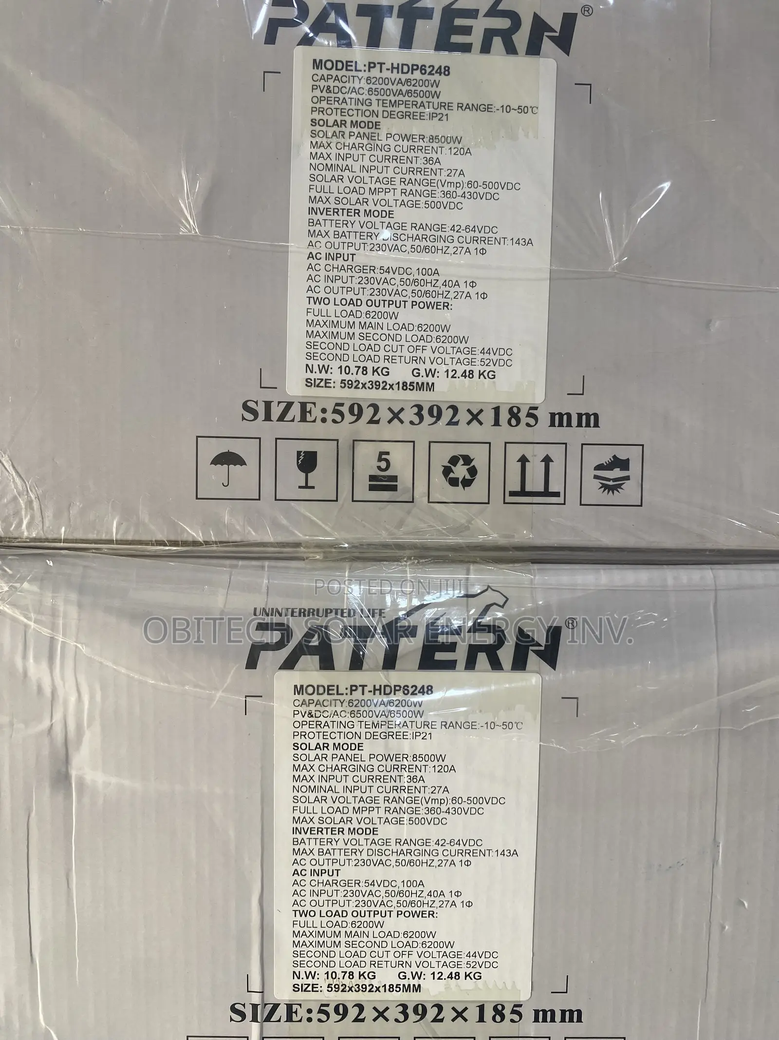 6.2kva 48v Pattern Hybrid Inverter