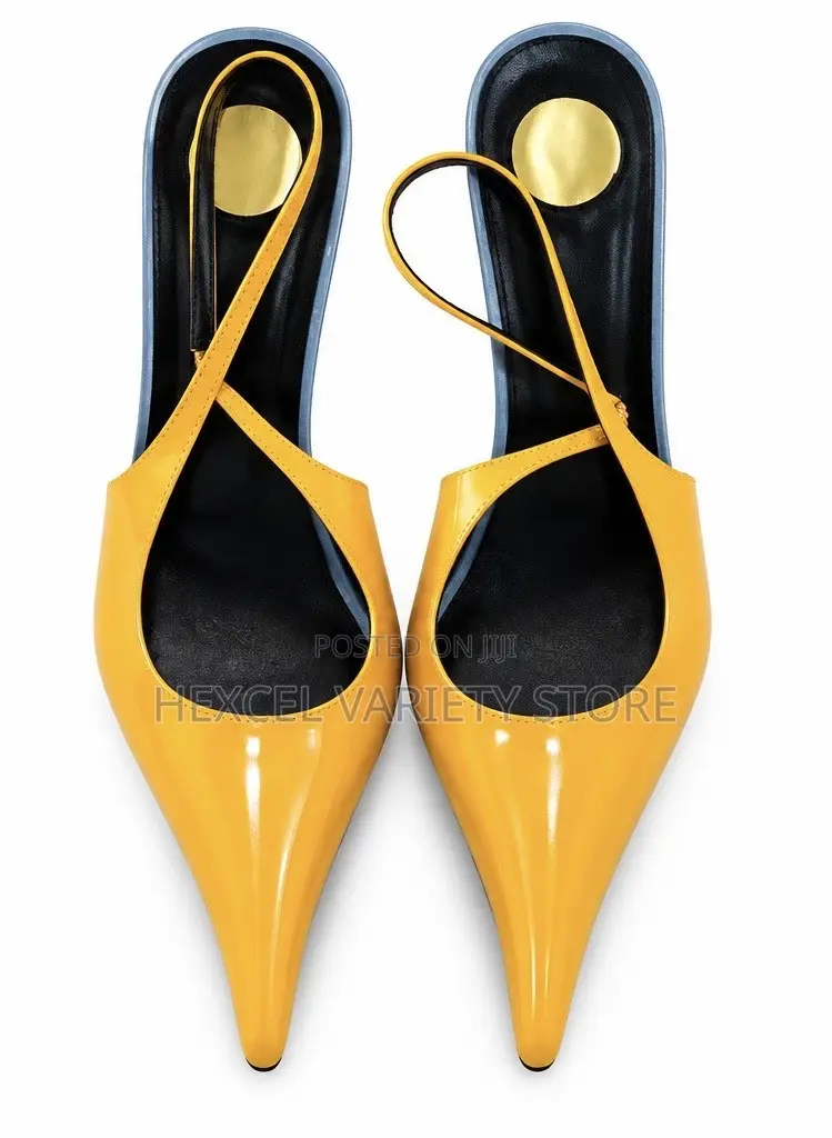 Elegant Ladies Pointed-Toe Slingback Heels