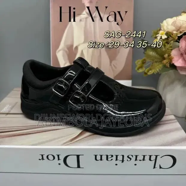 High Quality Princess Black School Shoe