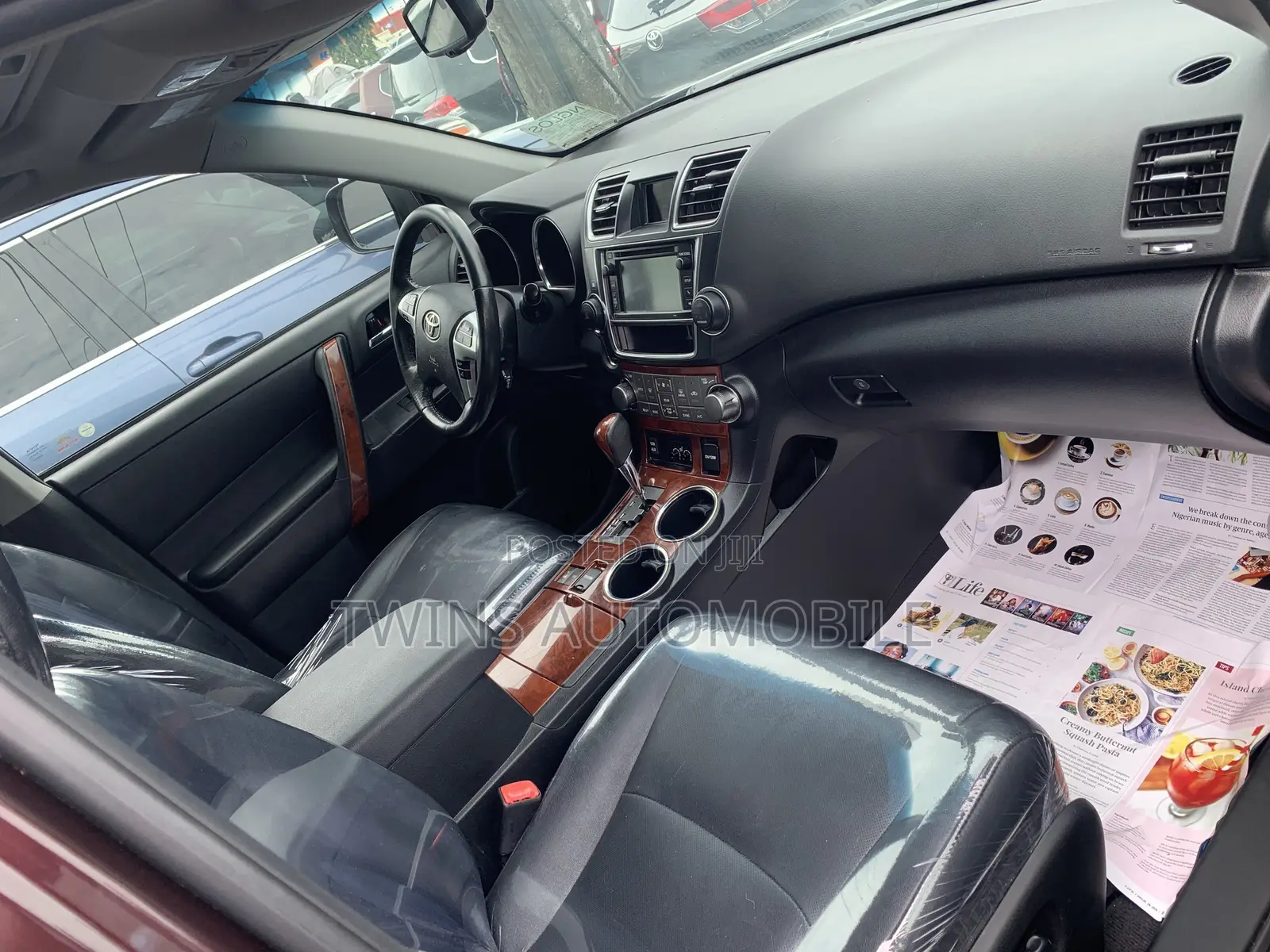 Toyota Highlander Limited 2012 Burgundy