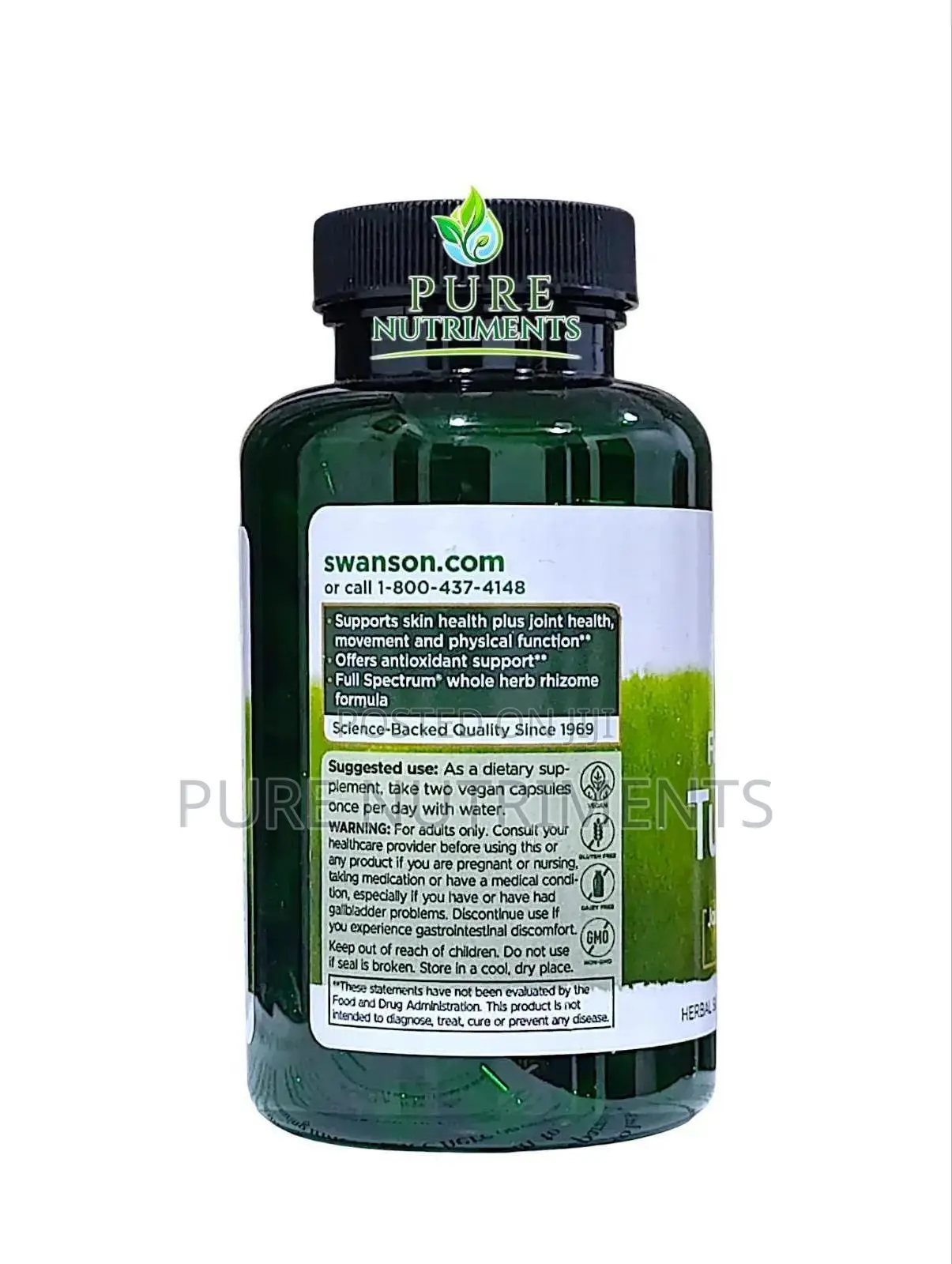 Swanson Turmeric 720mg 100 Vegan Capsules_ Joint Health and Mobility