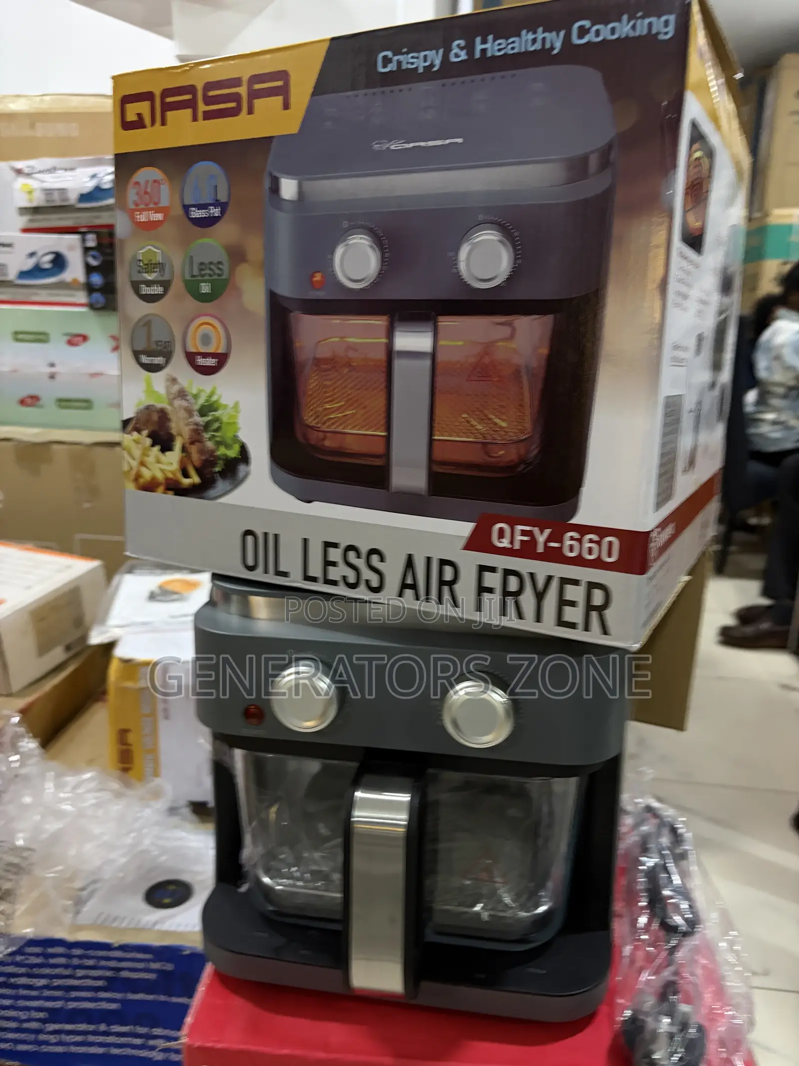 Qasa QFY-660 Fast Hot Air Cooking Fryer