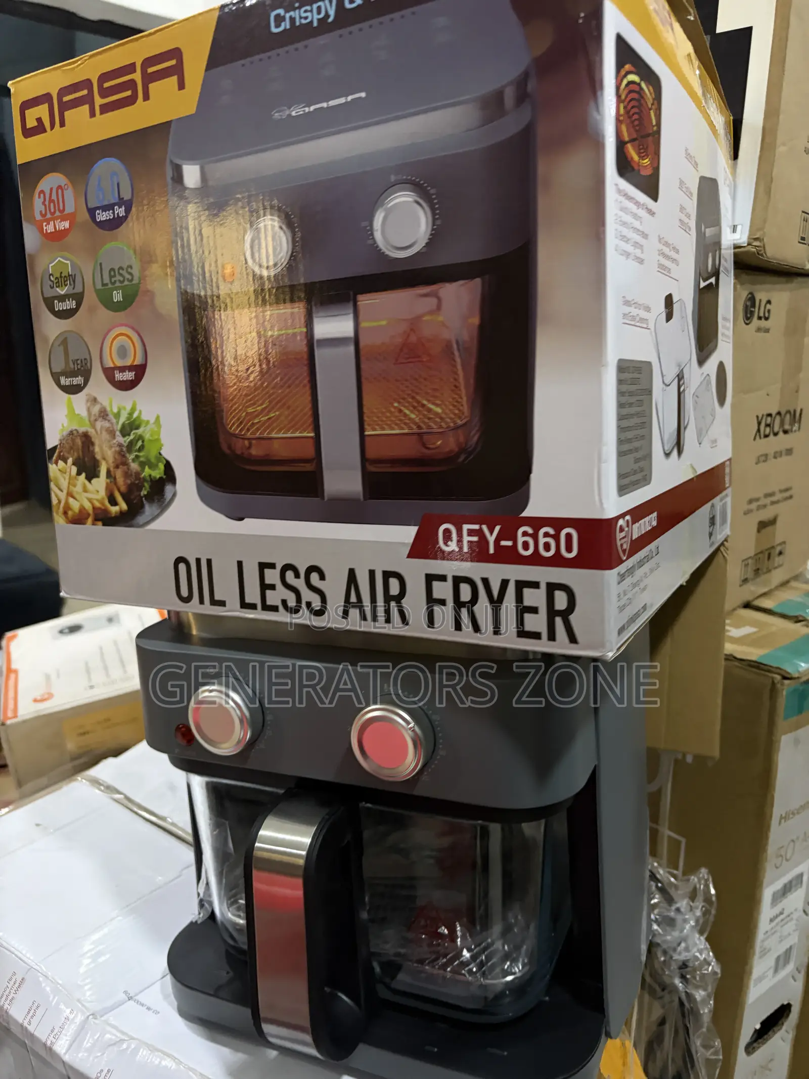 Qasa QFY-660 6L Kitchen Air Fryer