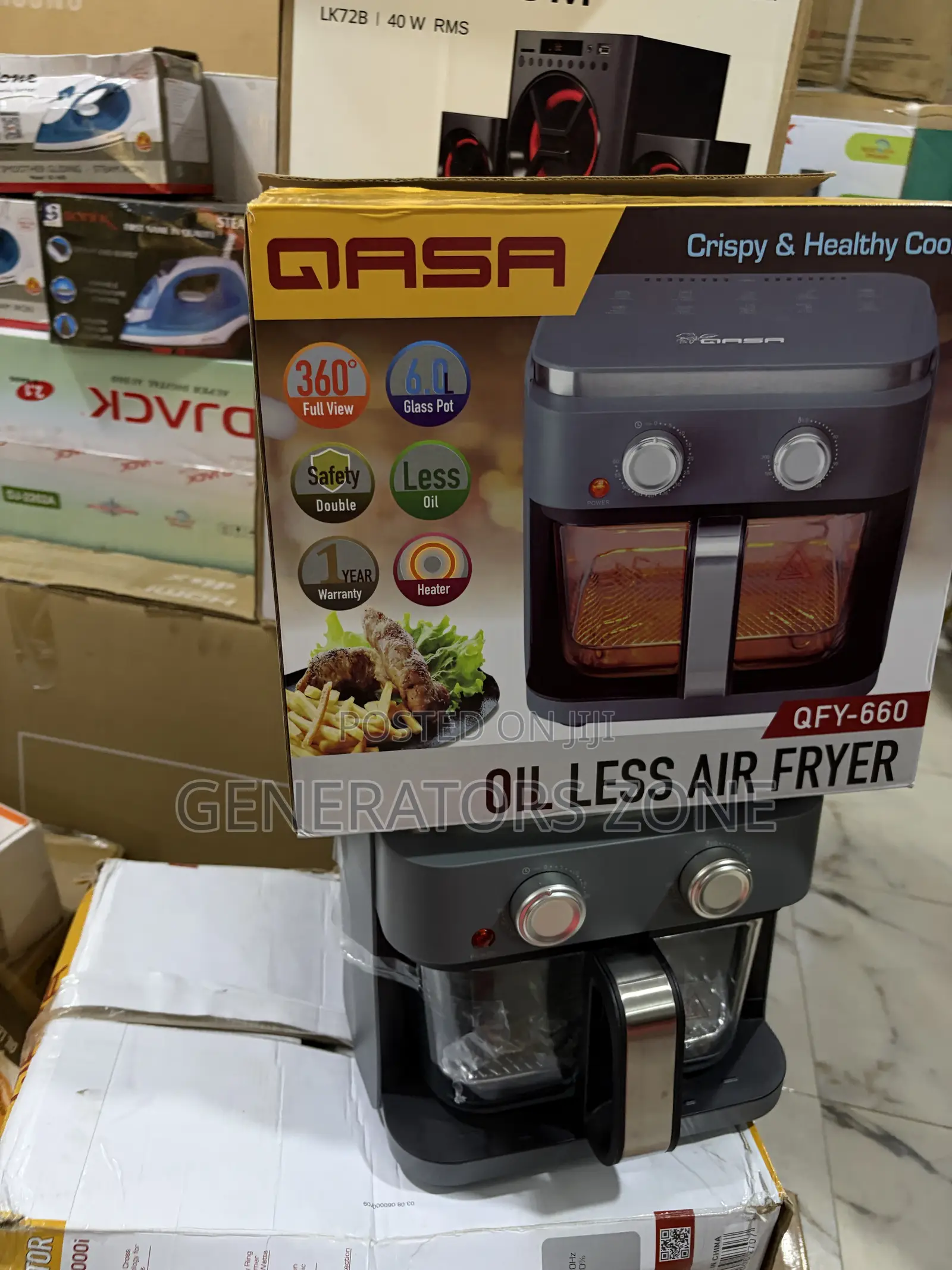 Qasa QFY-660 6L Multi Purpose Air Fryer