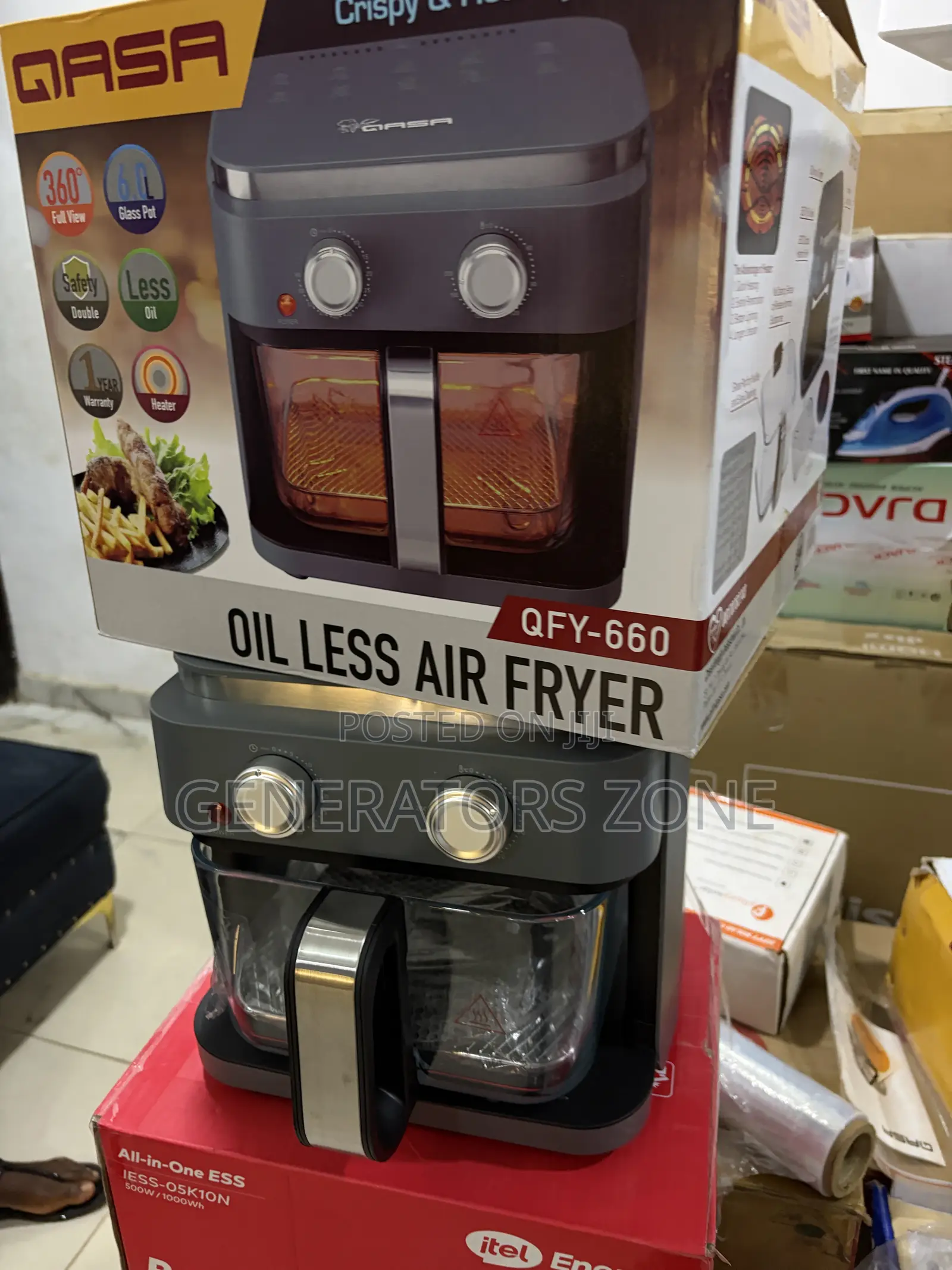 Qasa QFY-660 6L Air Fryer for Everyday Cooking