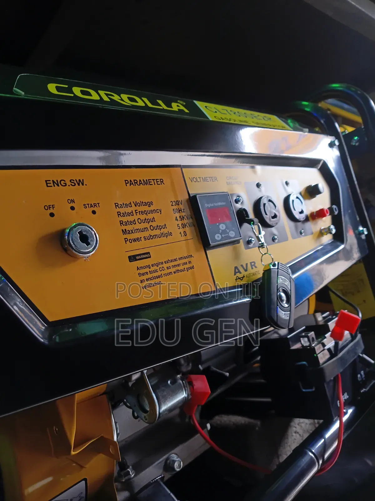 Original Corolla CL7800E2R Gasoline Generator With 100%copper Coil