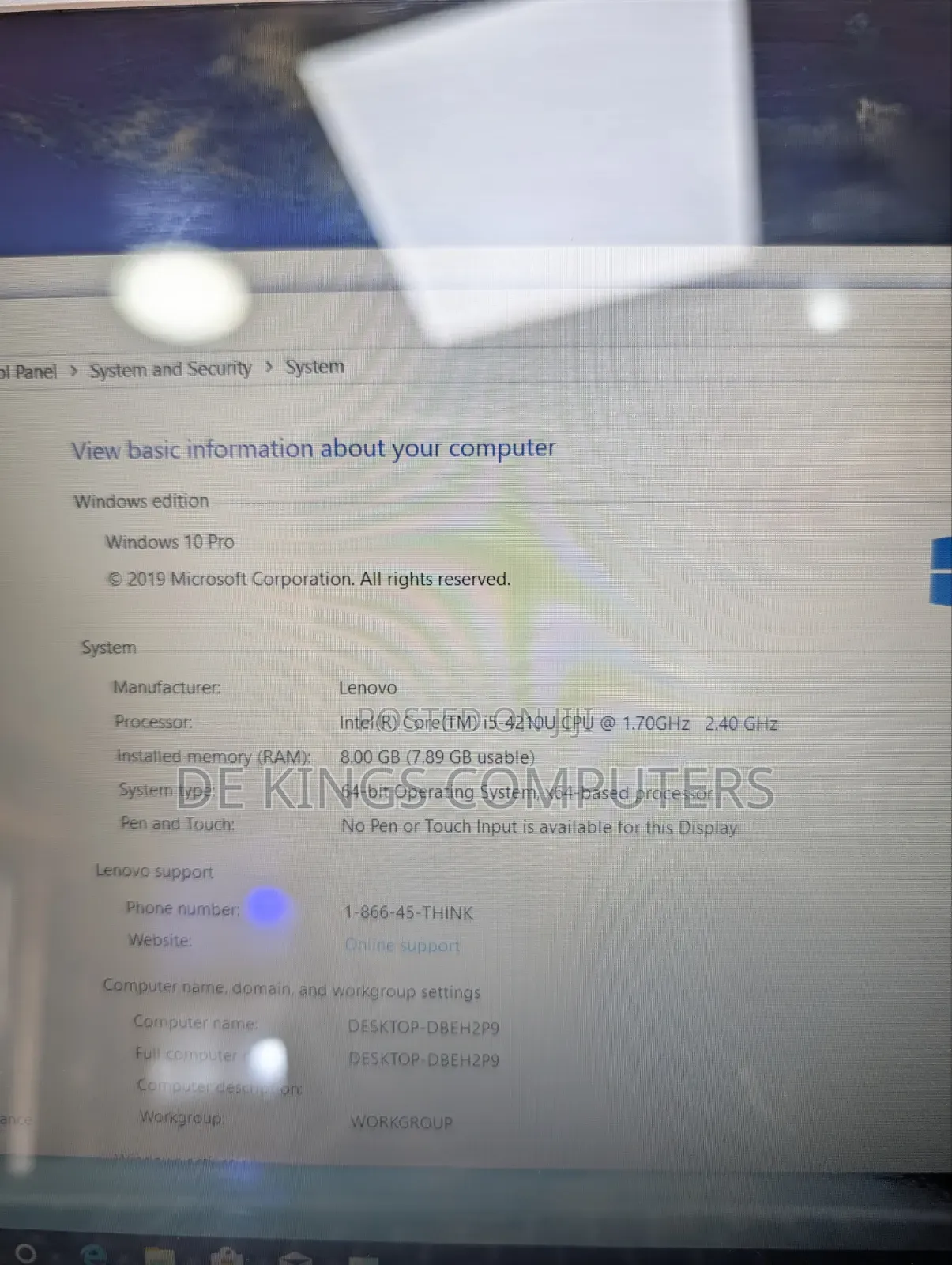 Laptop Lenovo Z50-70 8GB Intel Core i5 SSHD (Hybrid) 320GB