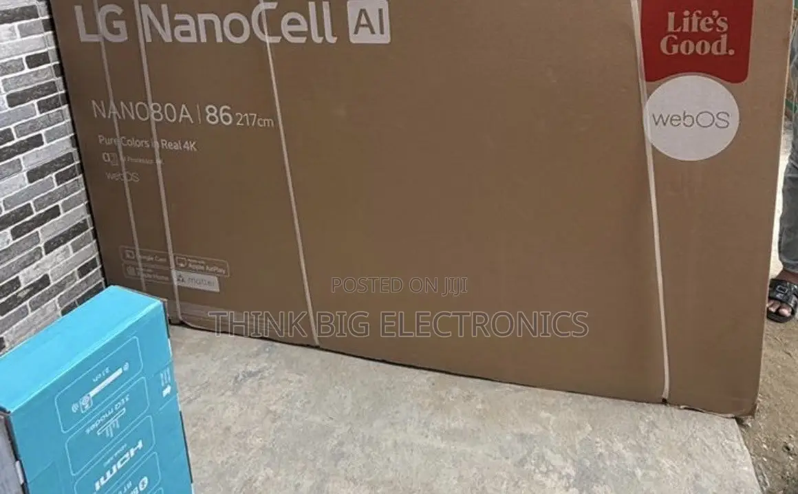 LG 86" NanoCell AI Real Smart TV (NANO80A Series) – Brand New