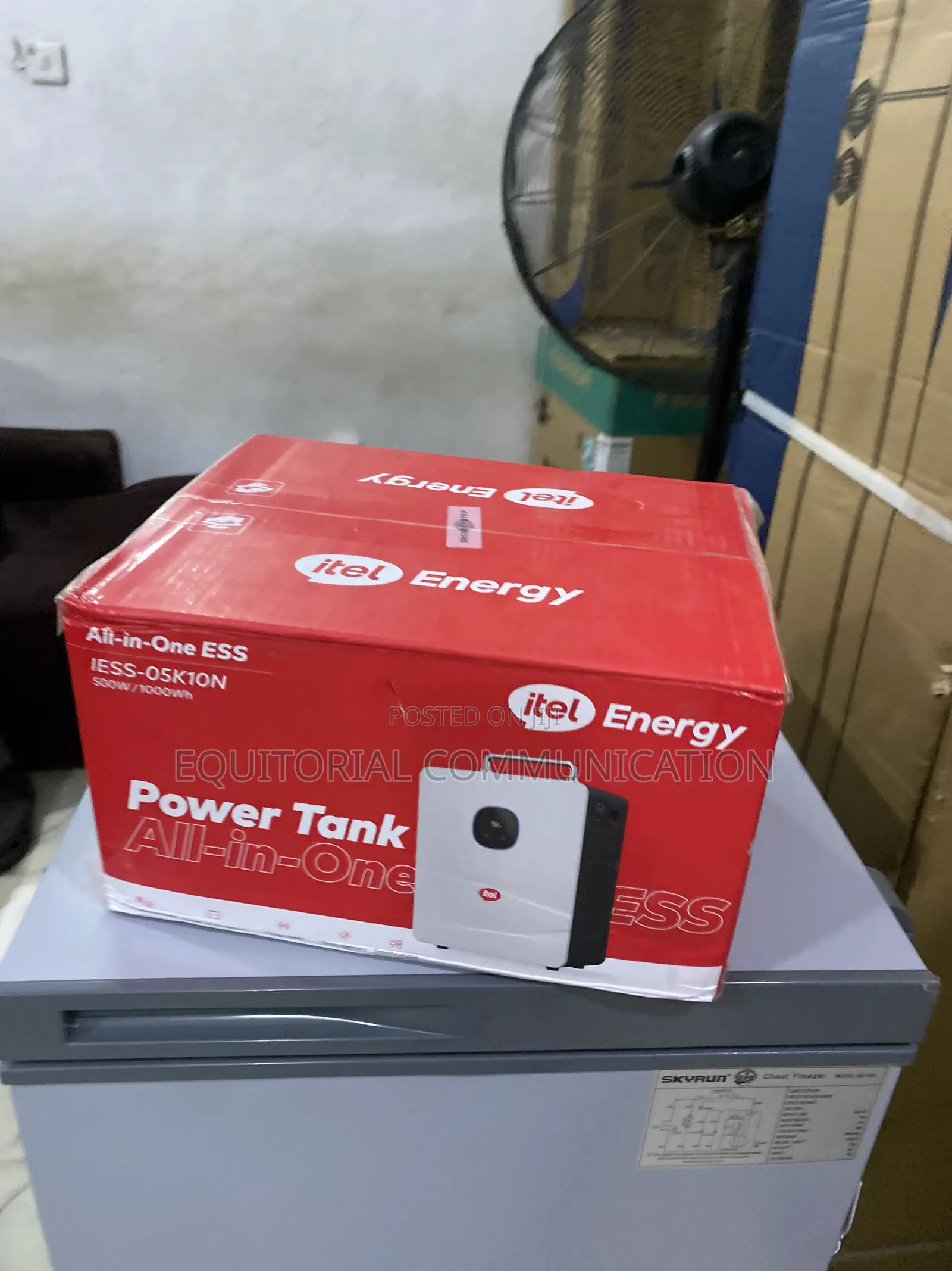 Itel IESS-O5K1ON Rechargeable Power Backup System