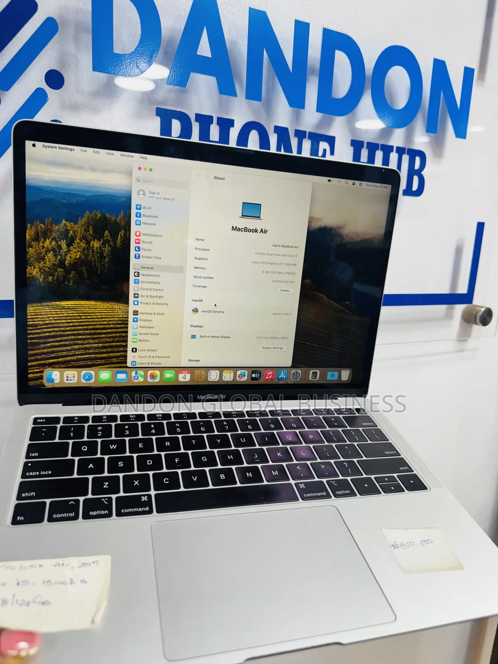 Laptop Apple MacBook Air 2019 8GB Intel Core i5 SSD 128GB