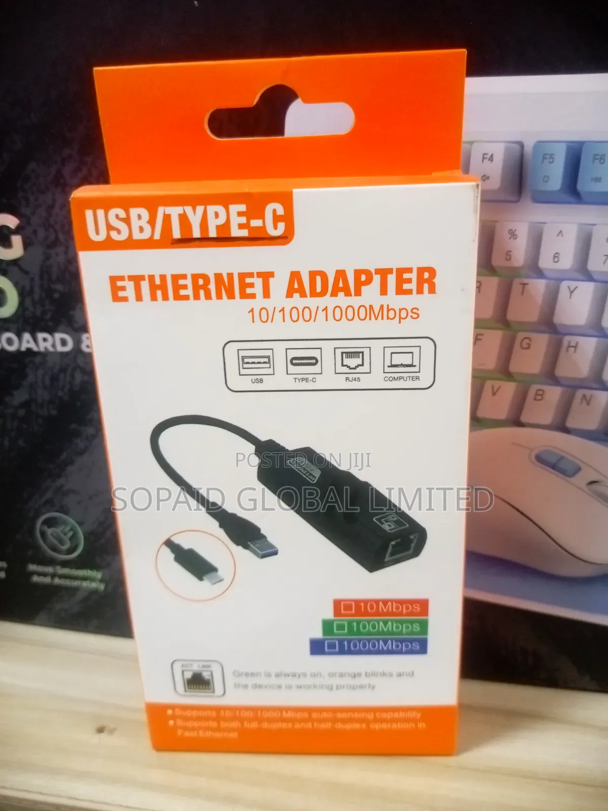 USB/Type C Ethernet Adapter