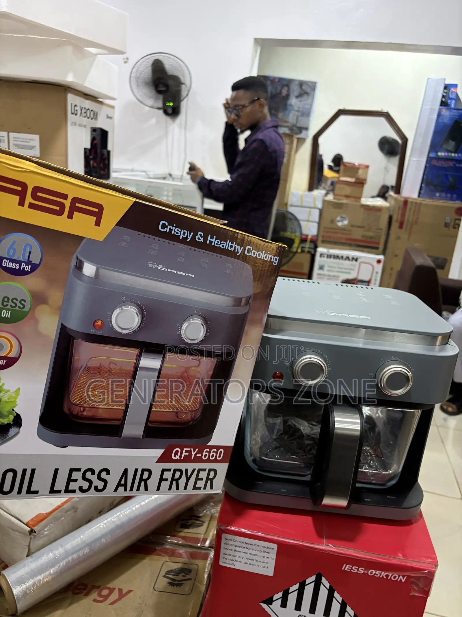 Qasa 6L Oil Saving Air Fryer