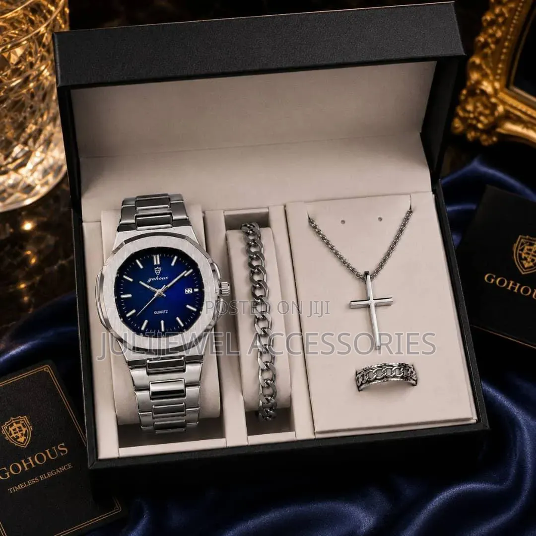 High Quality GOHOUS Poedagar Watch For Him Comes With Classic Gift Set