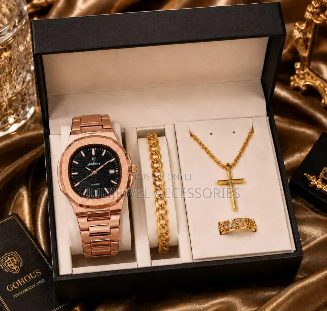 High Quality GOHOUS Poedagar Watch For Him Comes With Classic Gift Set