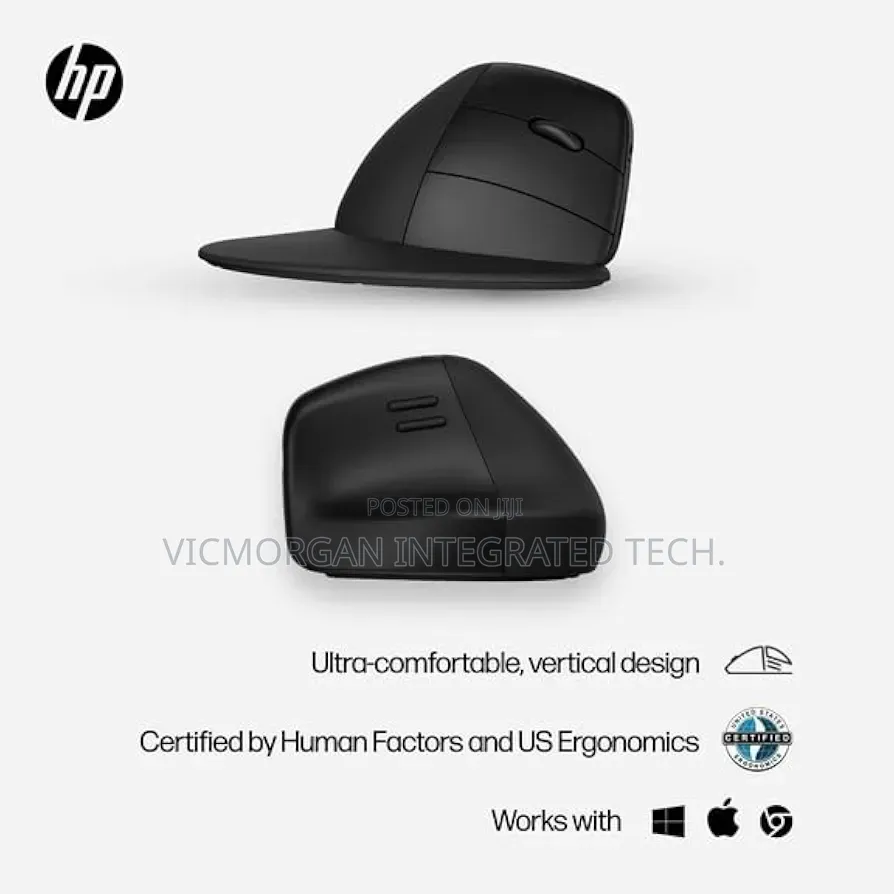 HP 920 Ergonomic Vertical Wireless Mouse (Flagship Ergonomic Wireless