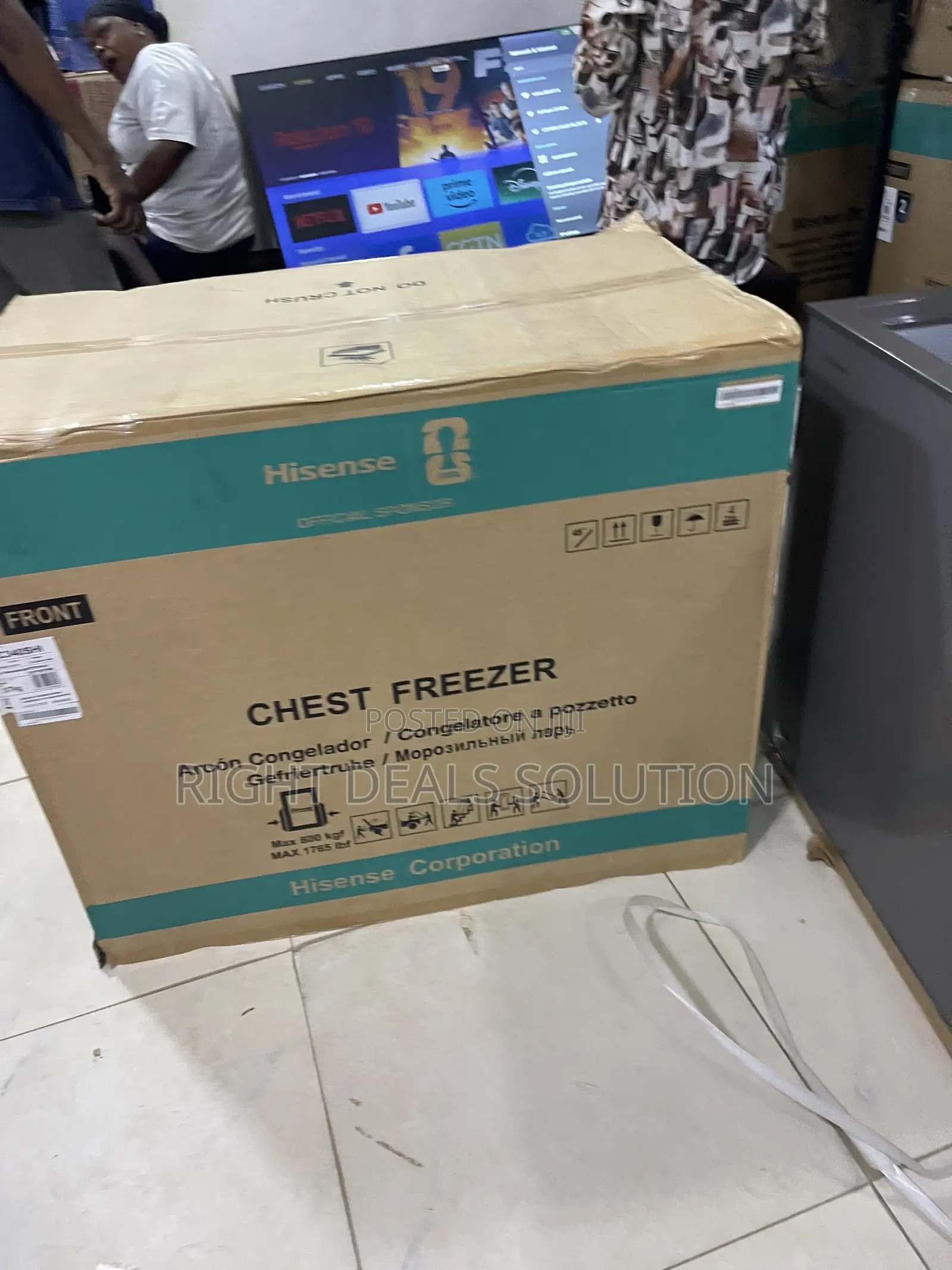Stock Up Without the Stress — Hisense 340SHI Inverter Freezer