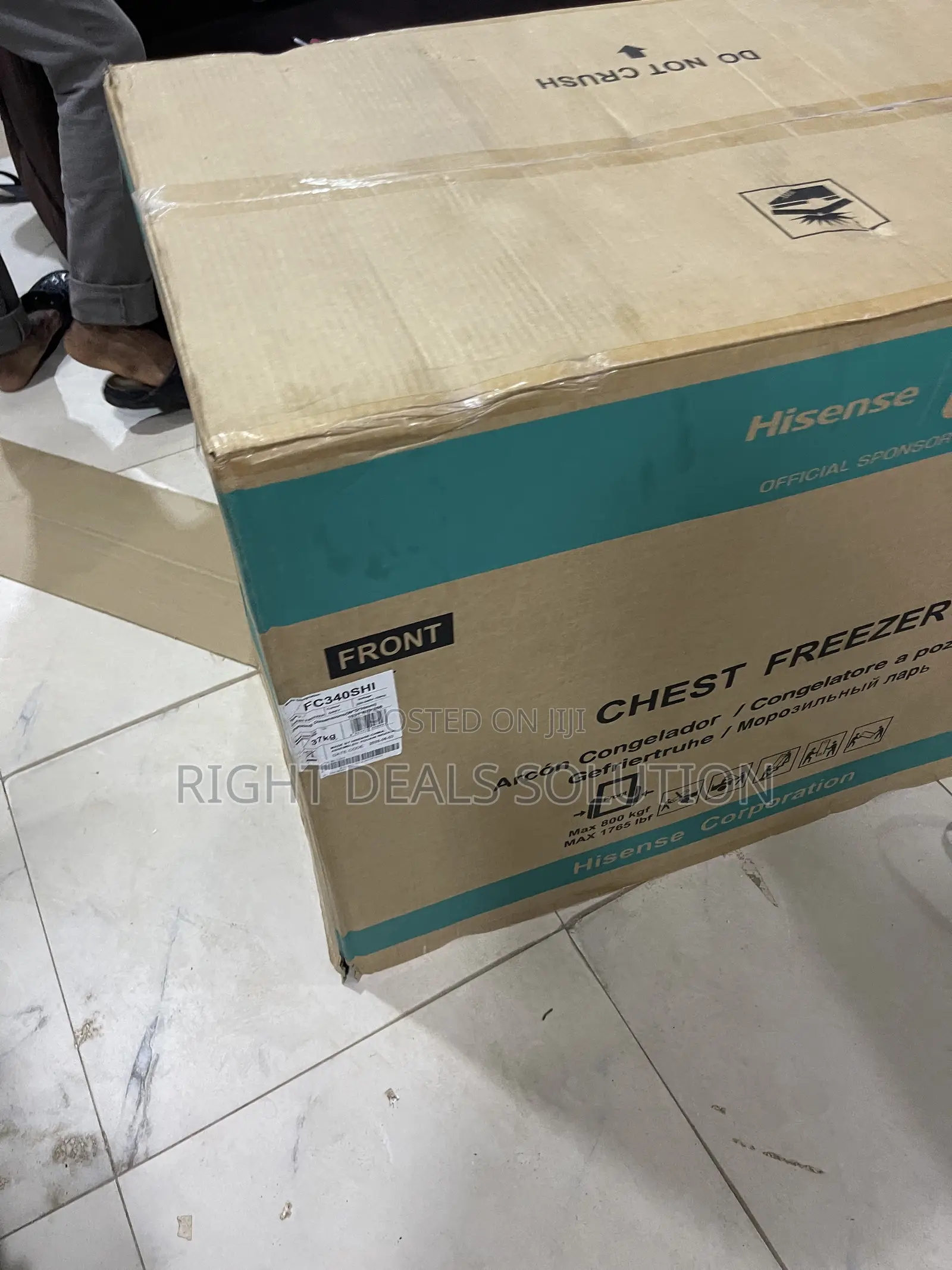 Stock Up Without the Stress — Hisense 340SHI Inverter Freezer