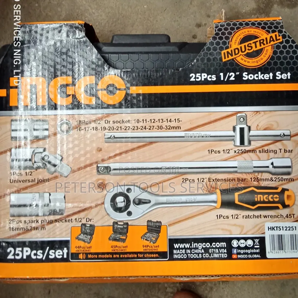 1/2" Ingco Socket Set
