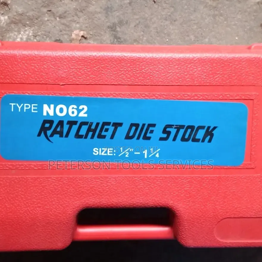 1/2"-1 1/4" Ratchet Die Stock