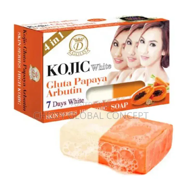 Kojic White Gluta Papaya Arbutin Soap