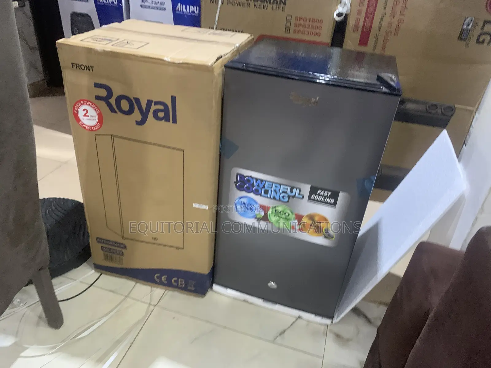Royal RREF105BF Refrigerator – 105L Capacity for Everyday Essentials
