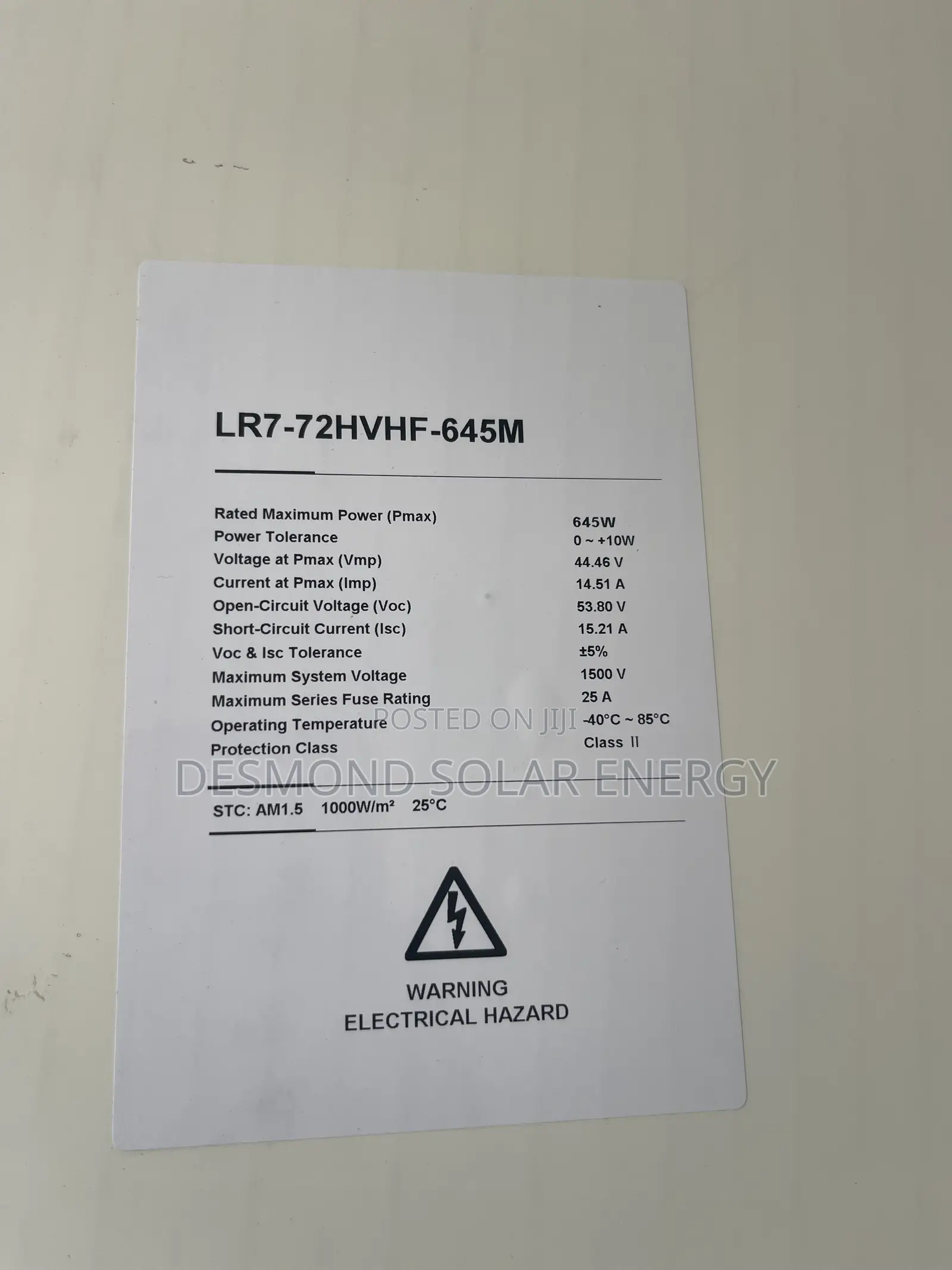 645w Longi Mono Solar Panels Available at Desmond Solar Energy