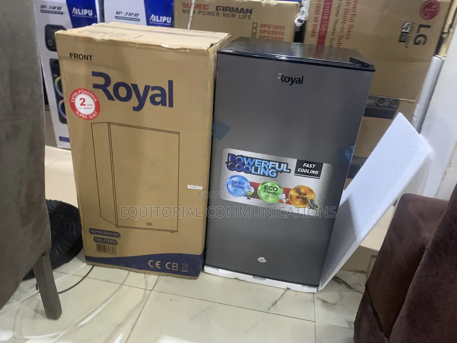 Royal RREF105BF 105L Refrigerator – Smart Storage for Your Kitchen