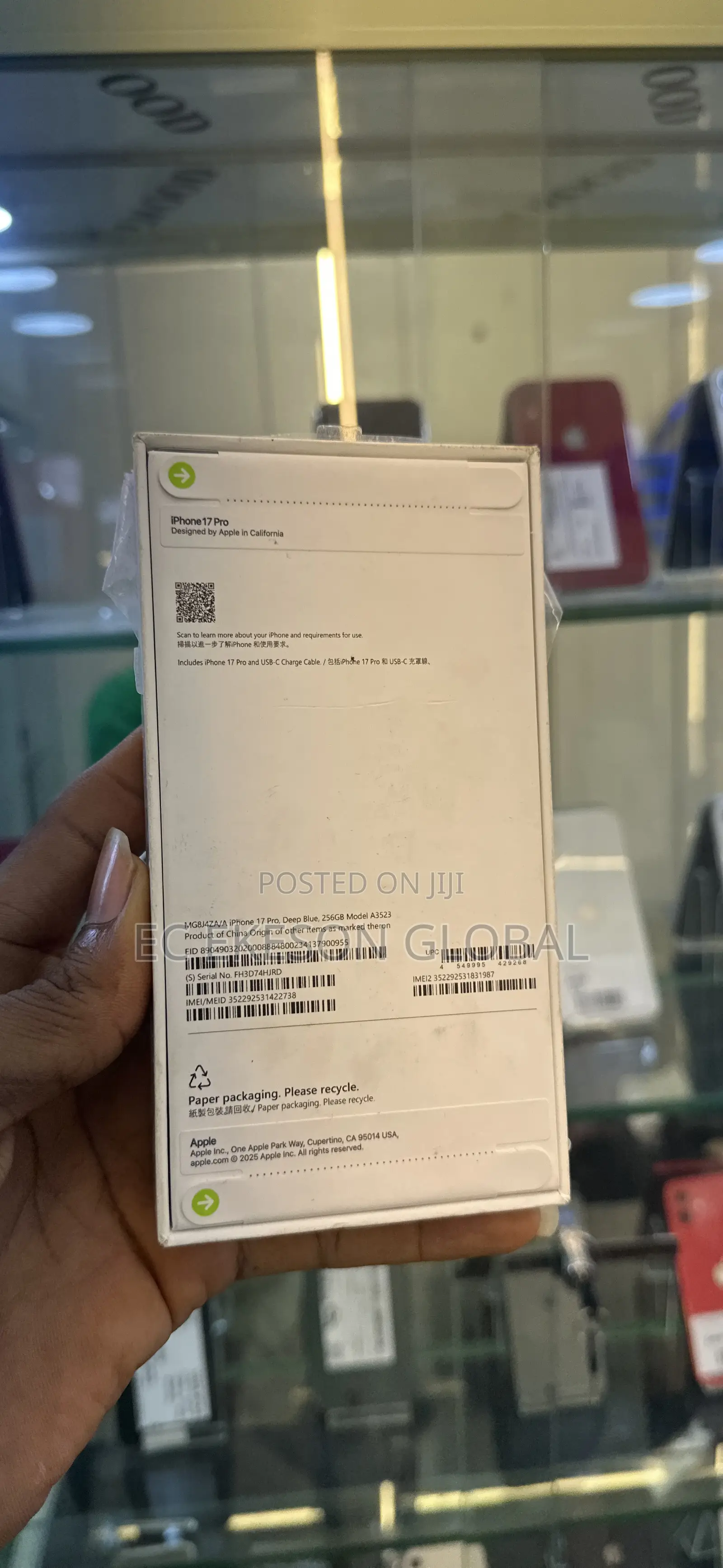 New Apple iPhone 17 Pro 256 GB Blue