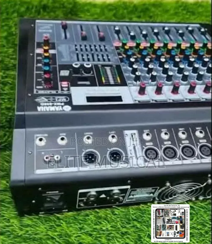 Yamaha 8 Channel Powered Mixer Amplifier With USB, Equalizer