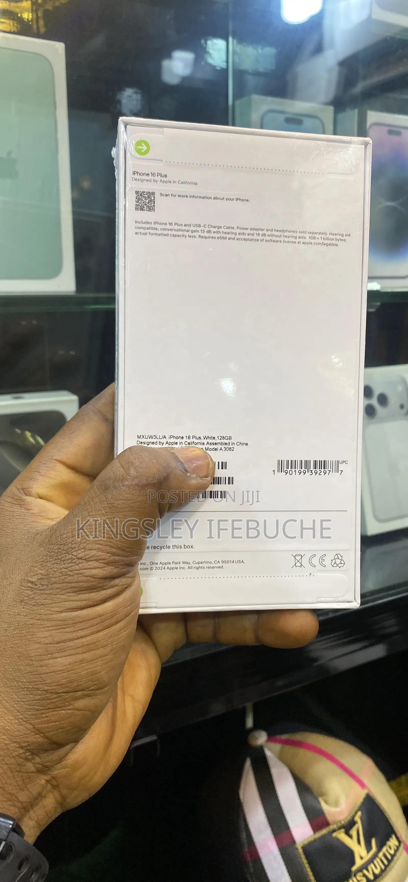 New Apple iPhone 16 Plus 128 GB White