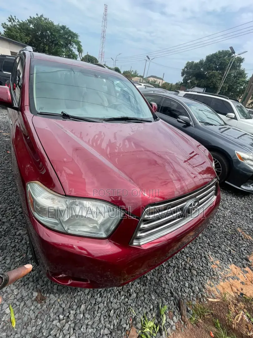 Toyota Highlander Limited 2008 Red