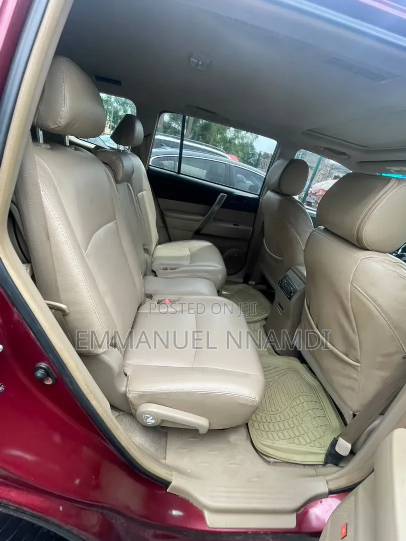 Toyota Highlander Limited 2008 Red