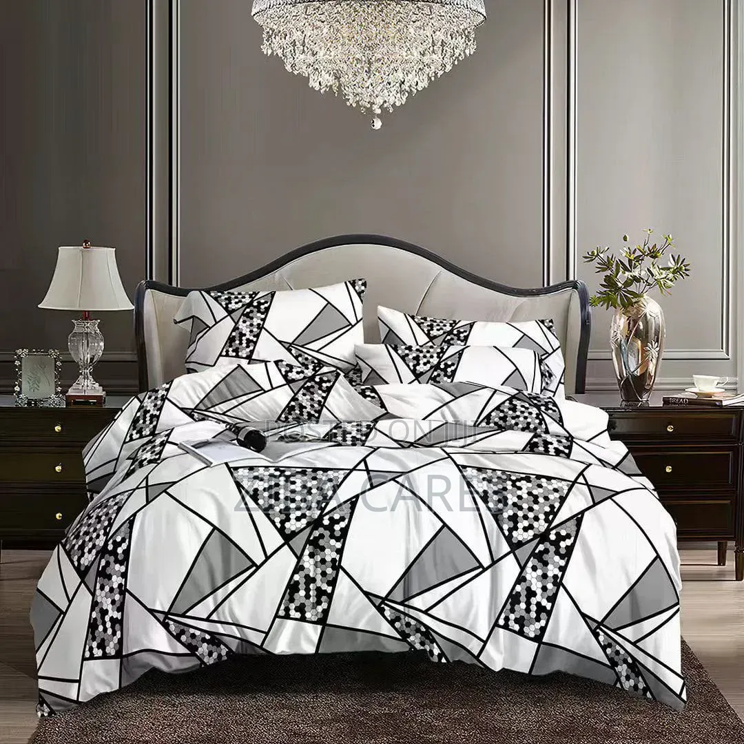 Beautiful 6×6 Duvet Set With Bedsheet,with Duvet
