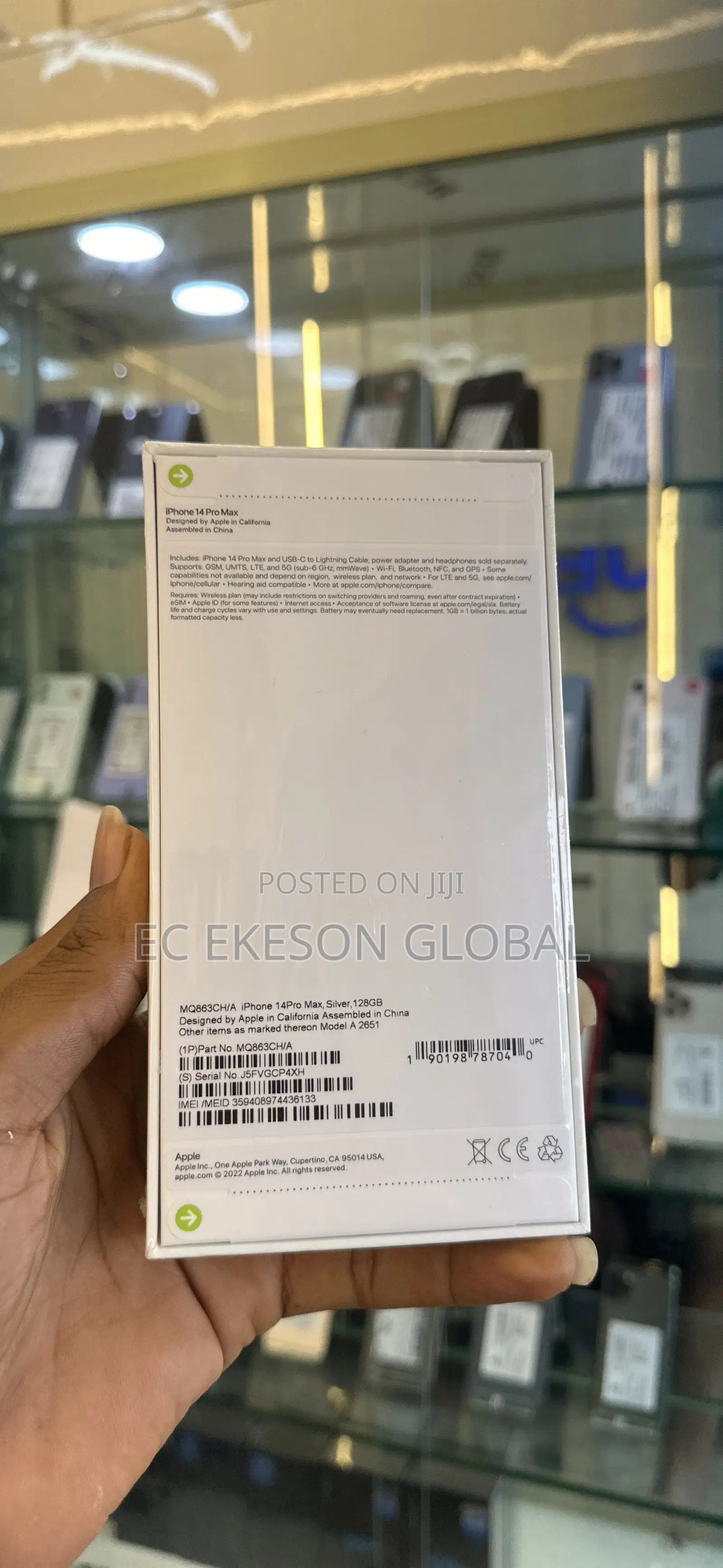 New Apple iPhone 14 Pro Max 128 GB Silver