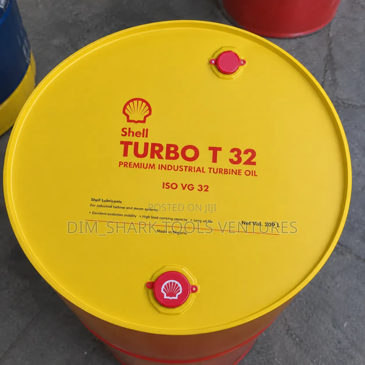 209-Liter Drum of Shell Turbo T 32 Premium Industrial Turbine Oil