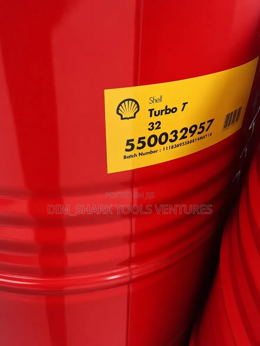 209-Liter Drum of Shell Turbo T 32 Premium Industrial Turbine Oil