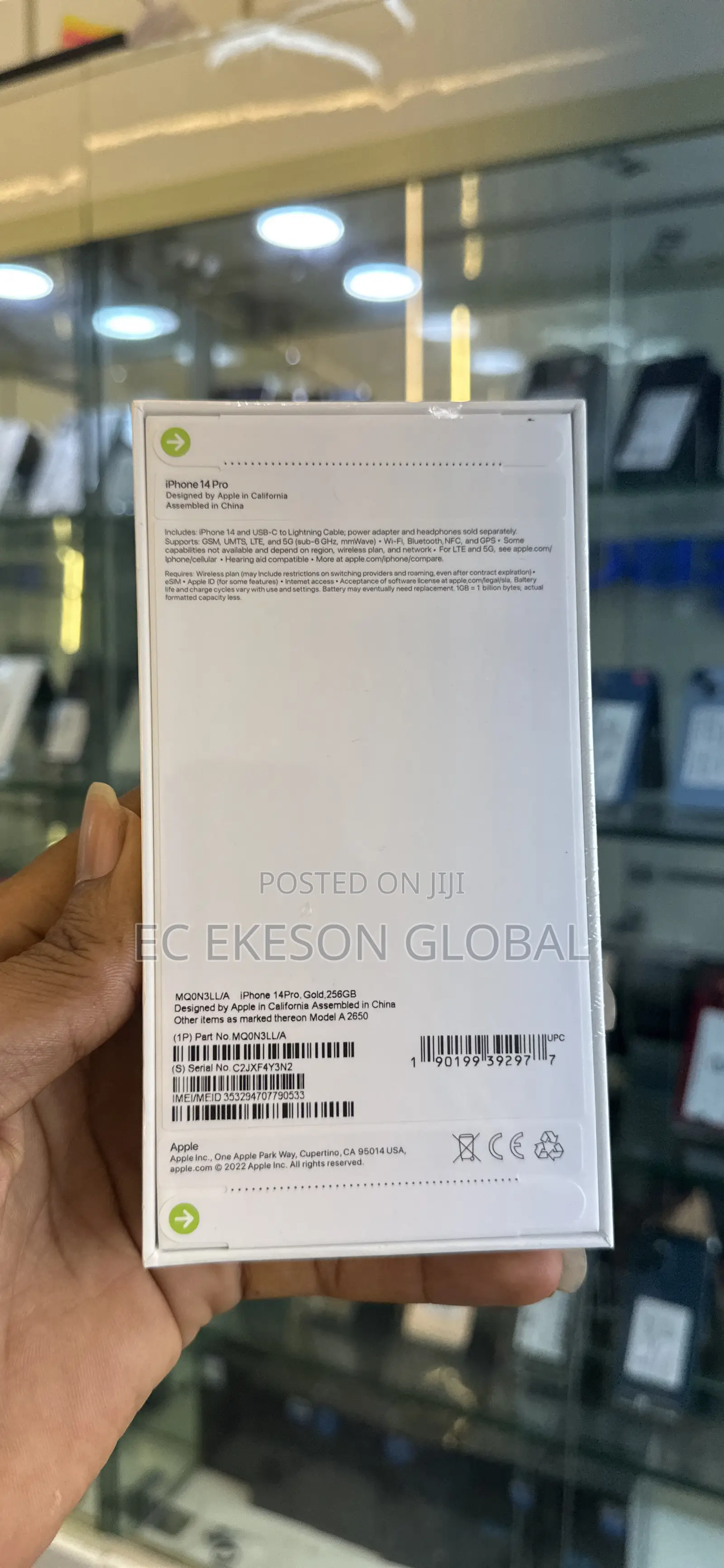 New Apple iPhone 14 Pro 256 GB Gold
