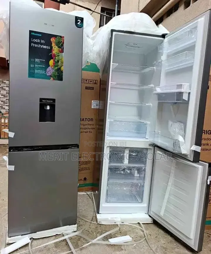 225L Hisense Double Door Fridge and Freezer With Water Dispenser