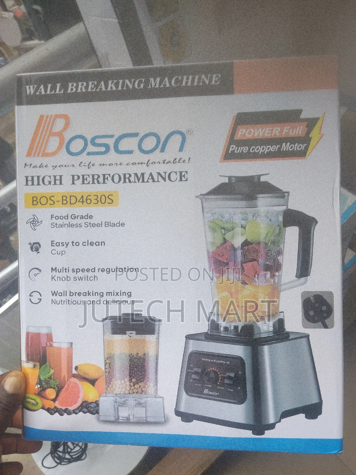 Boscon Wall Breaking Blender – Pure Copper Motor