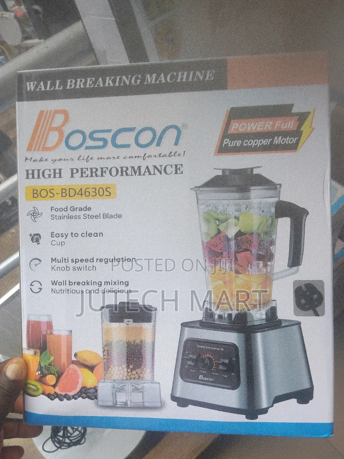 Boscon Wall Breaking Blender – Pure Copper Motor
