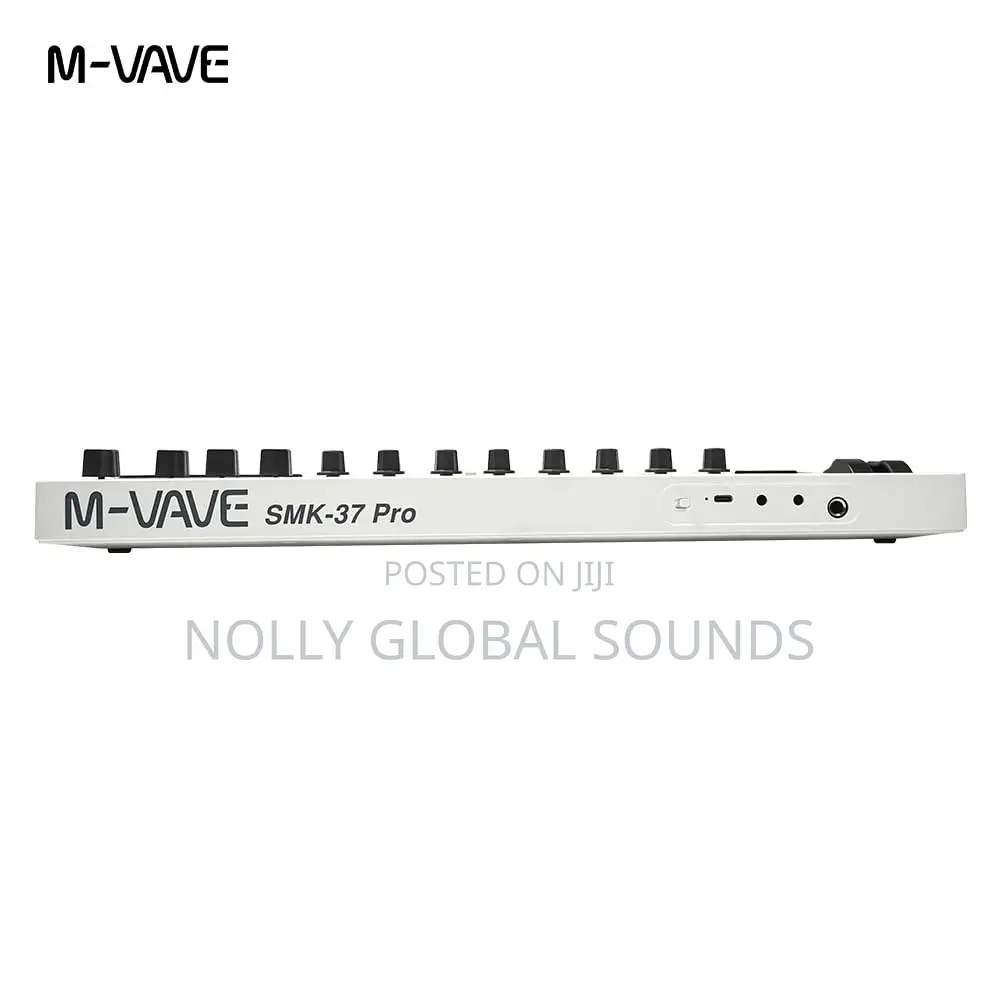 M-Vave SMK-37 PRO MIDI Keyboard Controller With Backlit RGB Drum Pads,
