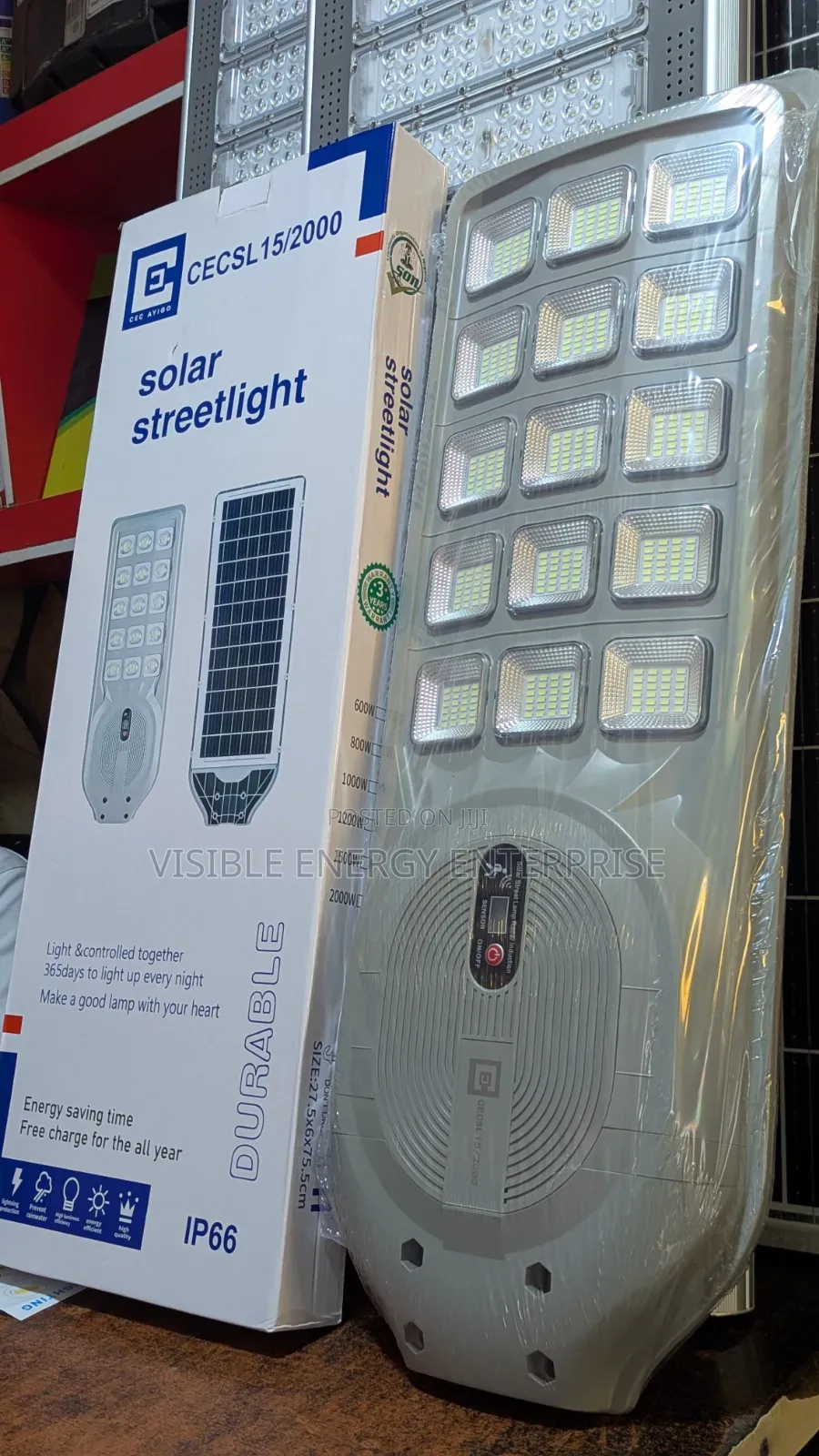 Alll-in-One CEC Avigo CECSL 15/2000 Integrated Solar Street Light