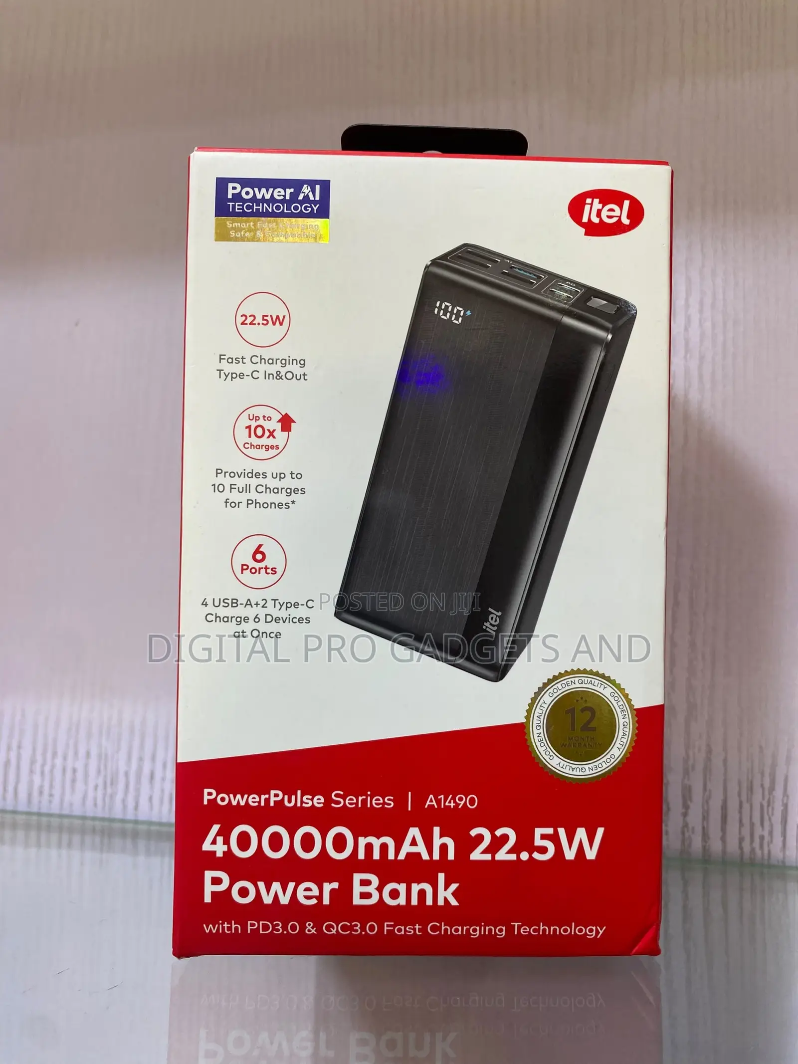 Itel Power Bank 40000mAh