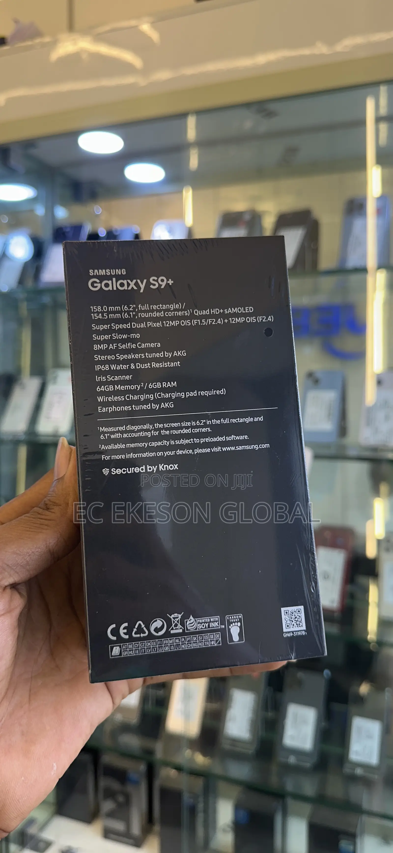 New Samsung Galaxy S9 Plus 64 GB Black