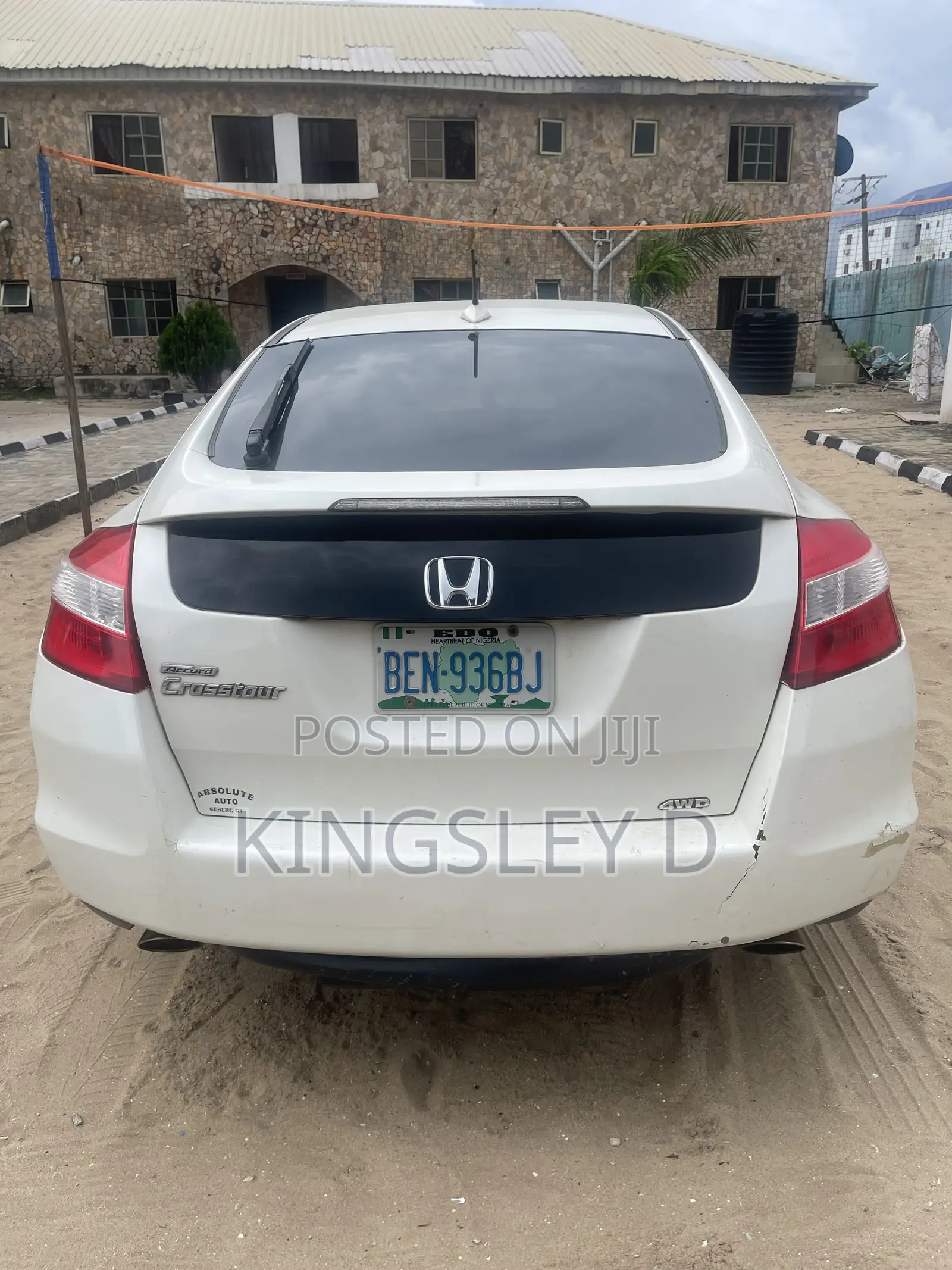 Honda Crosstour 3.5 AWD 2010 White