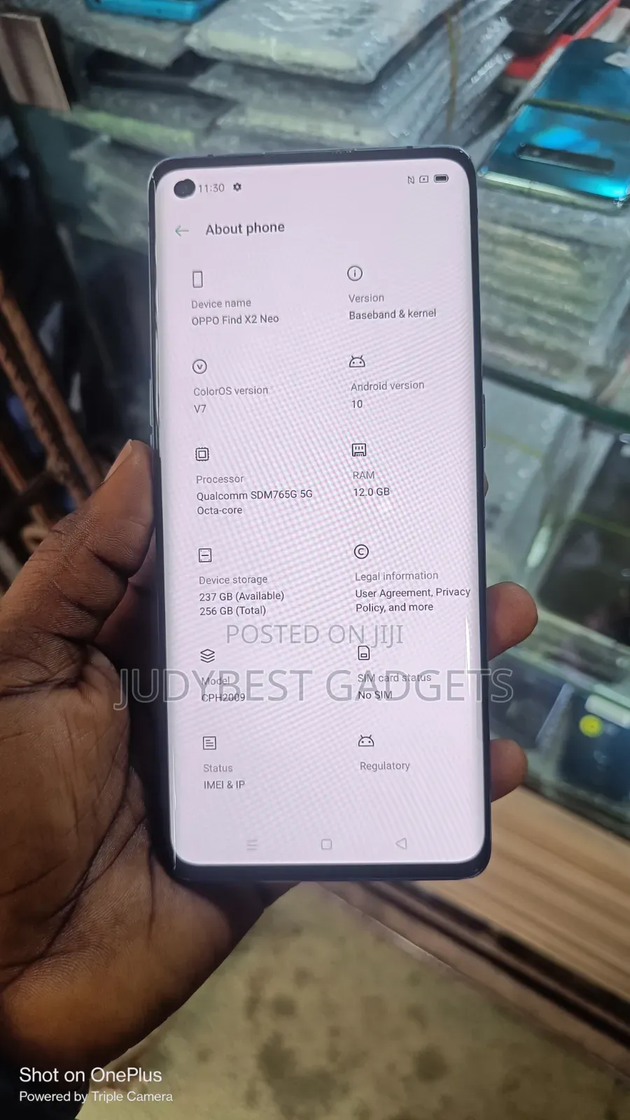 Oppo Find X2 Neo 256 GB Blue