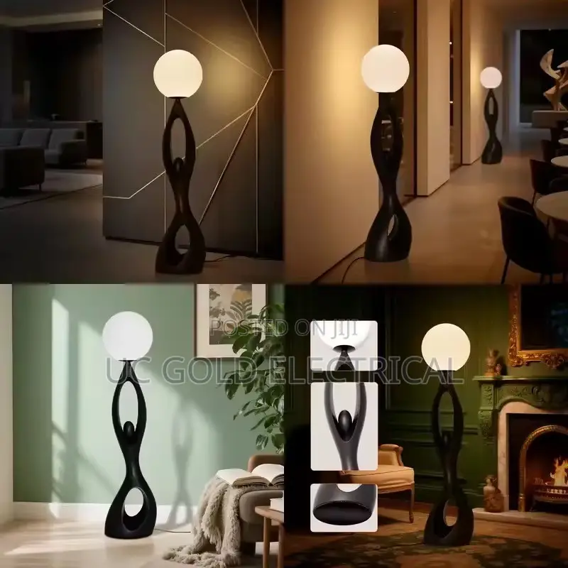 Modern Minimalist Creative Humanoid Sculpture LED Floor Lamp