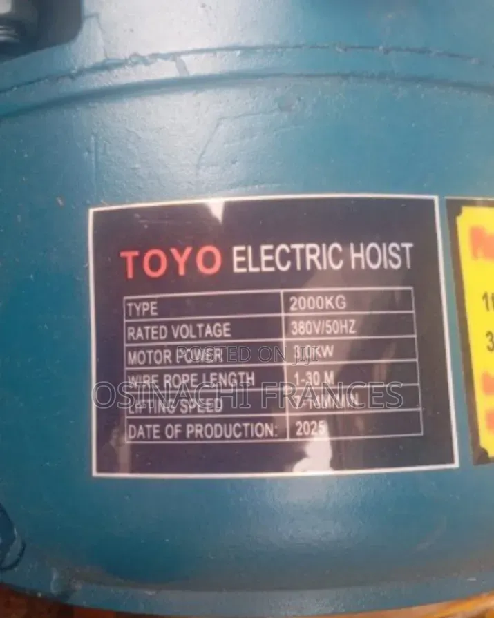 2tons Electric Hoist Lift Chain Block