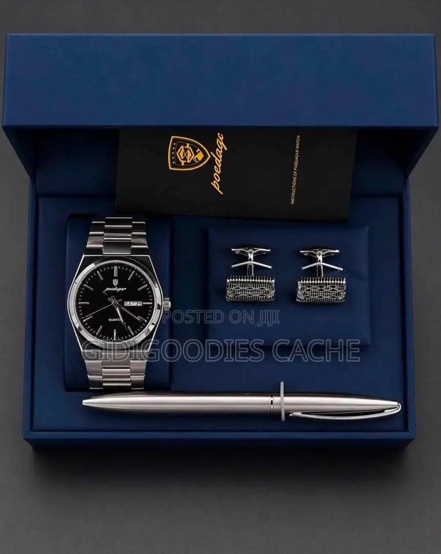 Poedagar 3-Piece Men's Luxury Gift Set