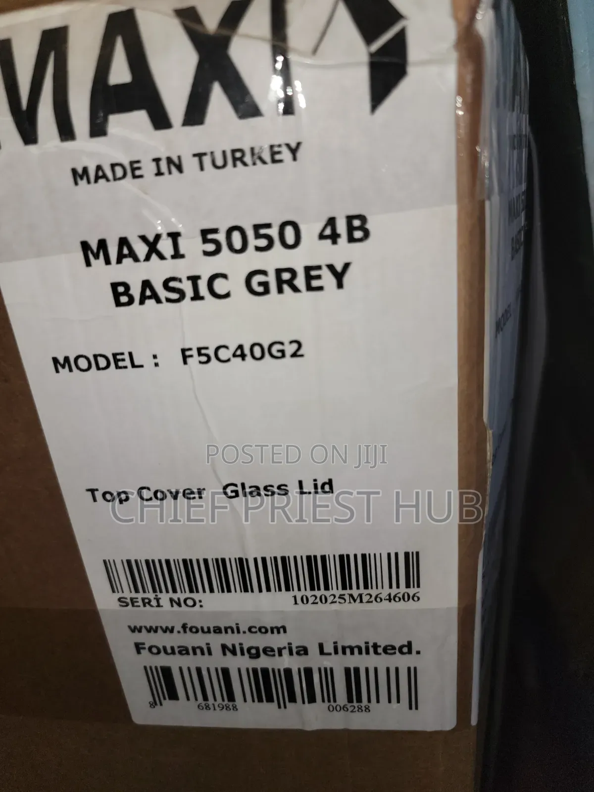 MaxiStanding Gas Cooker